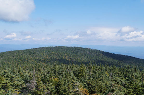 view of north stratton mountain from stratton mountain